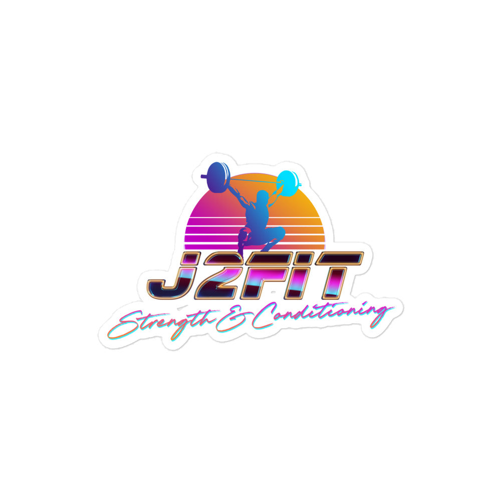 Retro J2FIT Sticker