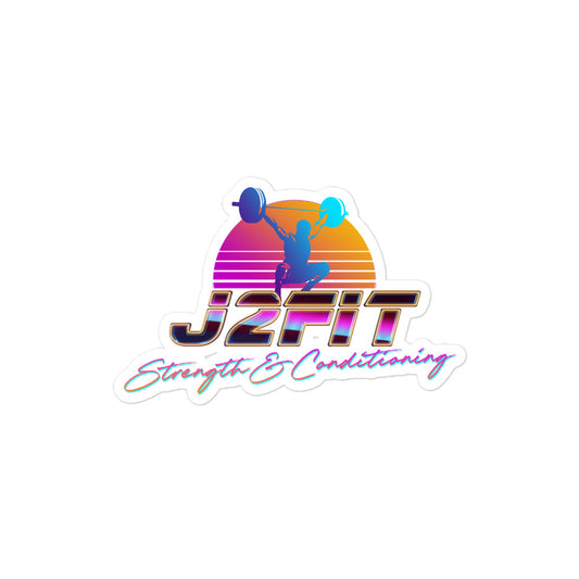 Retro J2FIT Sticker
