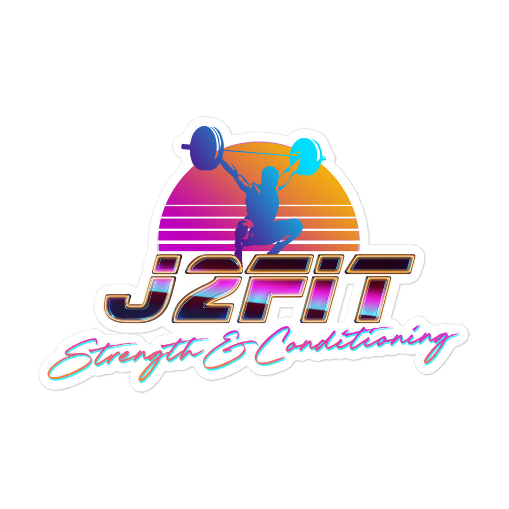 Retro J2FIT Sticker