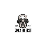 Cincy Fit Fest 2022 Est 2022 Bubble-free stickers