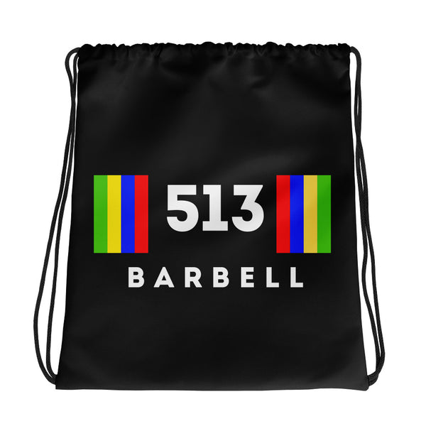 513 Barbell Drawstring Bag